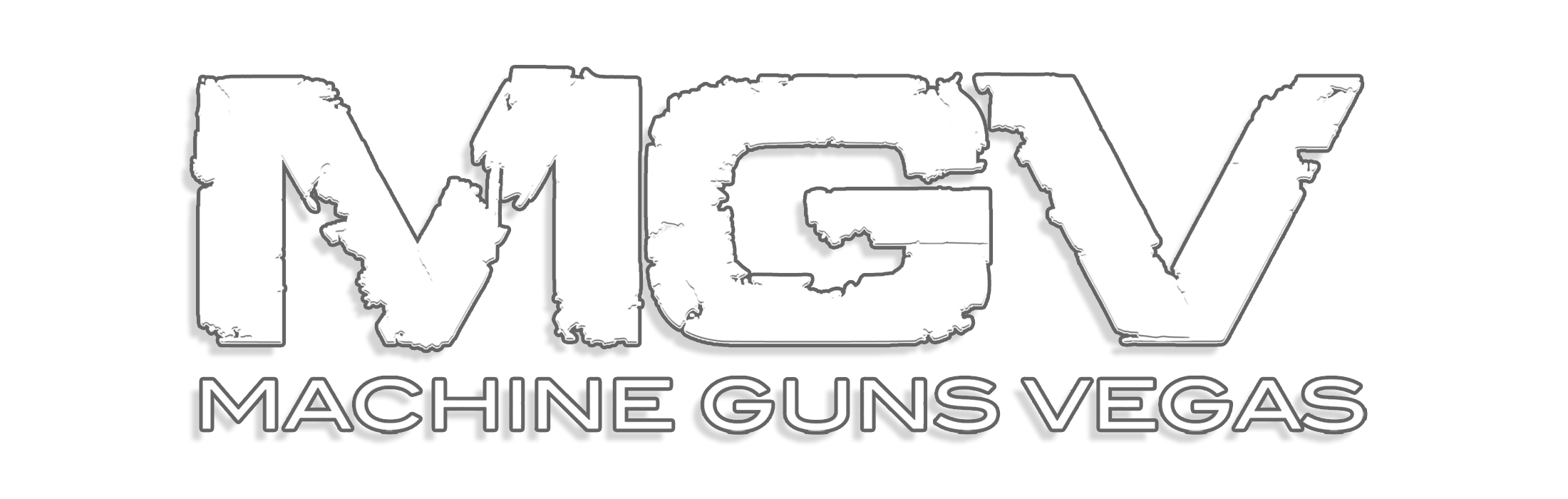 Machine Gun Vegas logo Chris F Walker